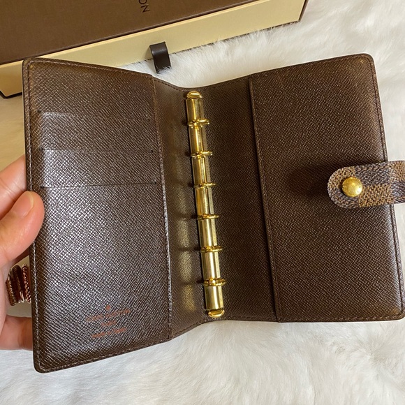 🎀Authentic LOUIS VUITTON Damier Ebene Agenda PM - Picture 5 of 10